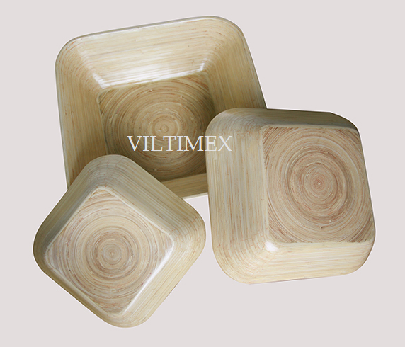 Natural Tableware Bamboo Bowls