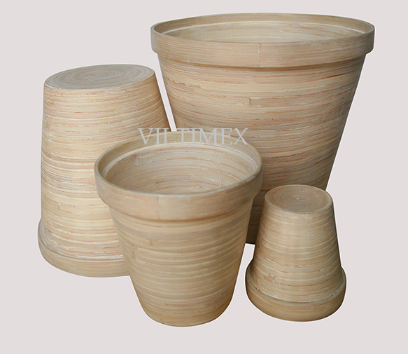 Simple Bamboo Deep Bowls