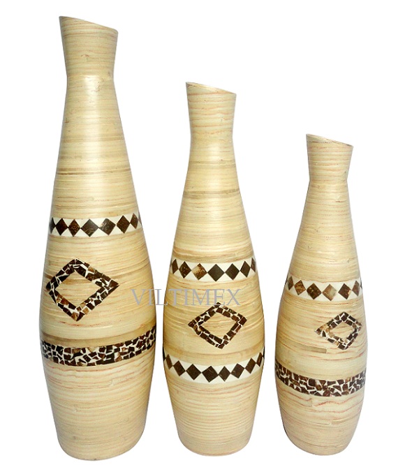 Bamboo & Coconut Vases